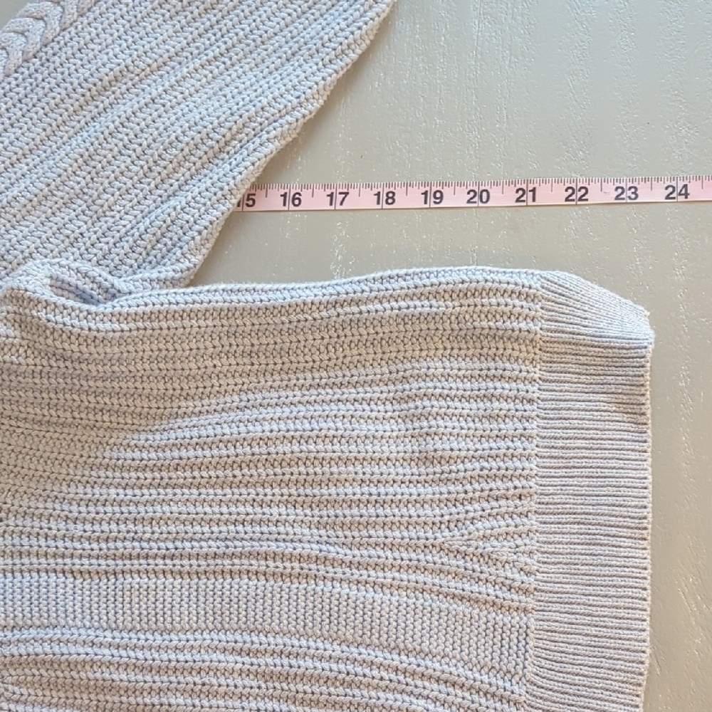 Wrap‎ London Sweater Boxy Fit Blue 🩵 size 16 100% Cotton - Picture 7 of 7